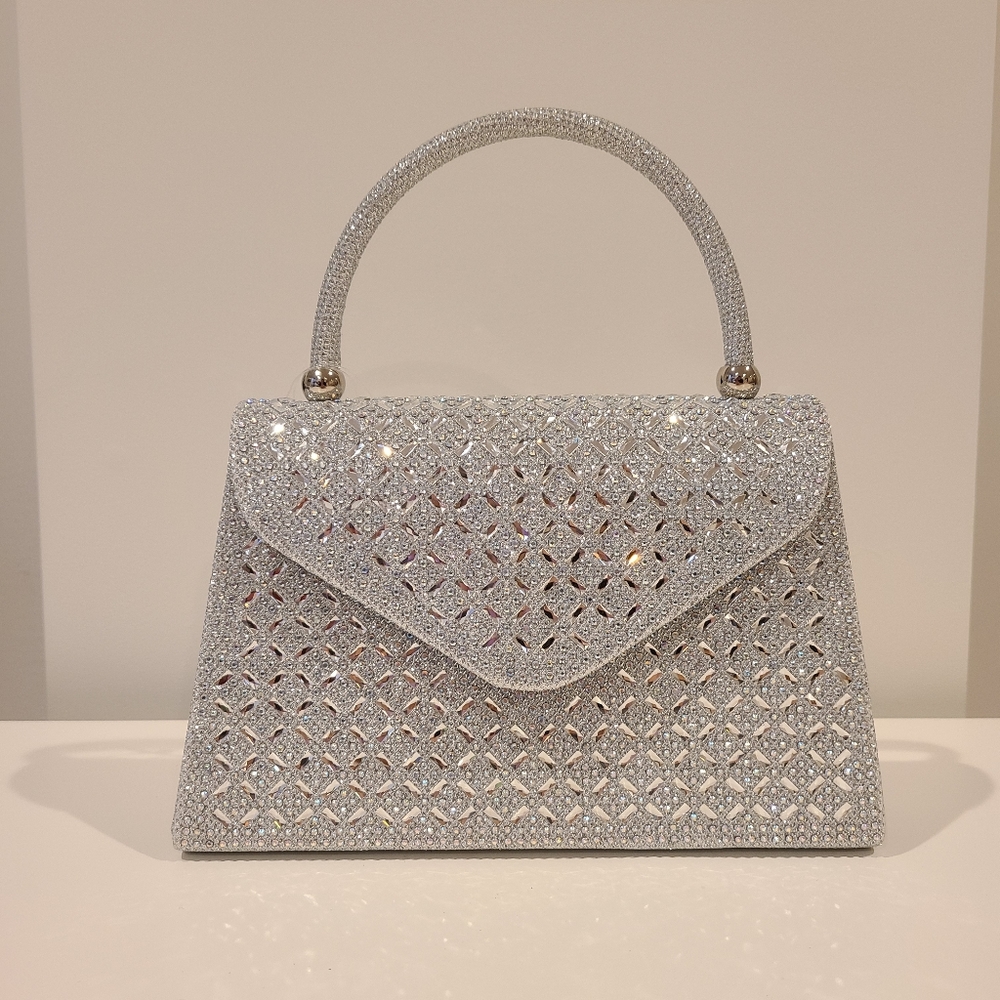 Sparkling Silver Handbag